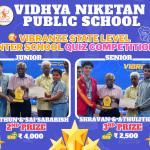 VIBRANZE STATE LEVEL INTER SCHOOL COMPETITION